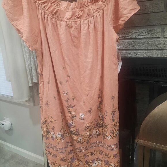 NWT Skylar & Jade Off the Shoulder Floral Dress Size X-Large - Picture 1 of 7
